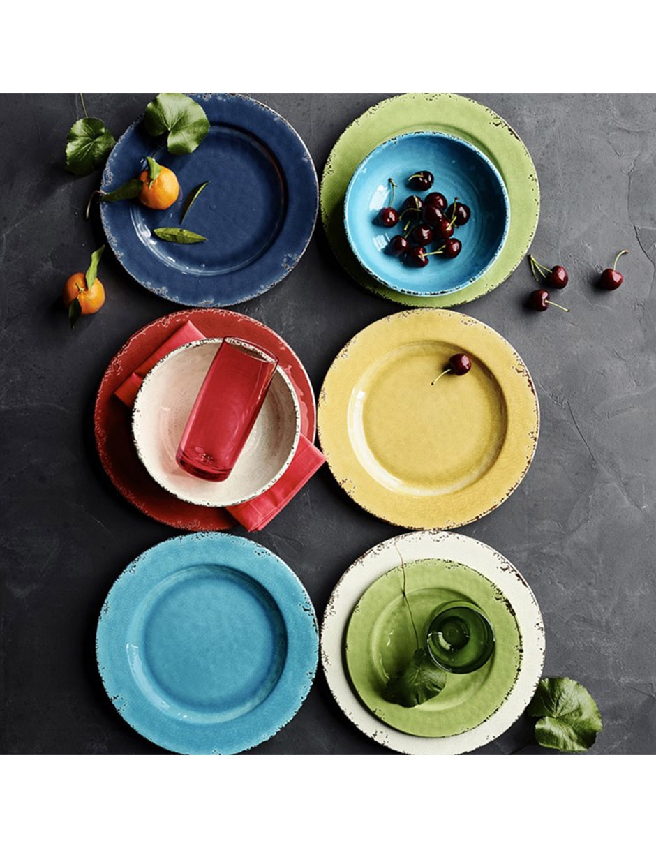 Plato trinche Rustic Italian de melamina 8