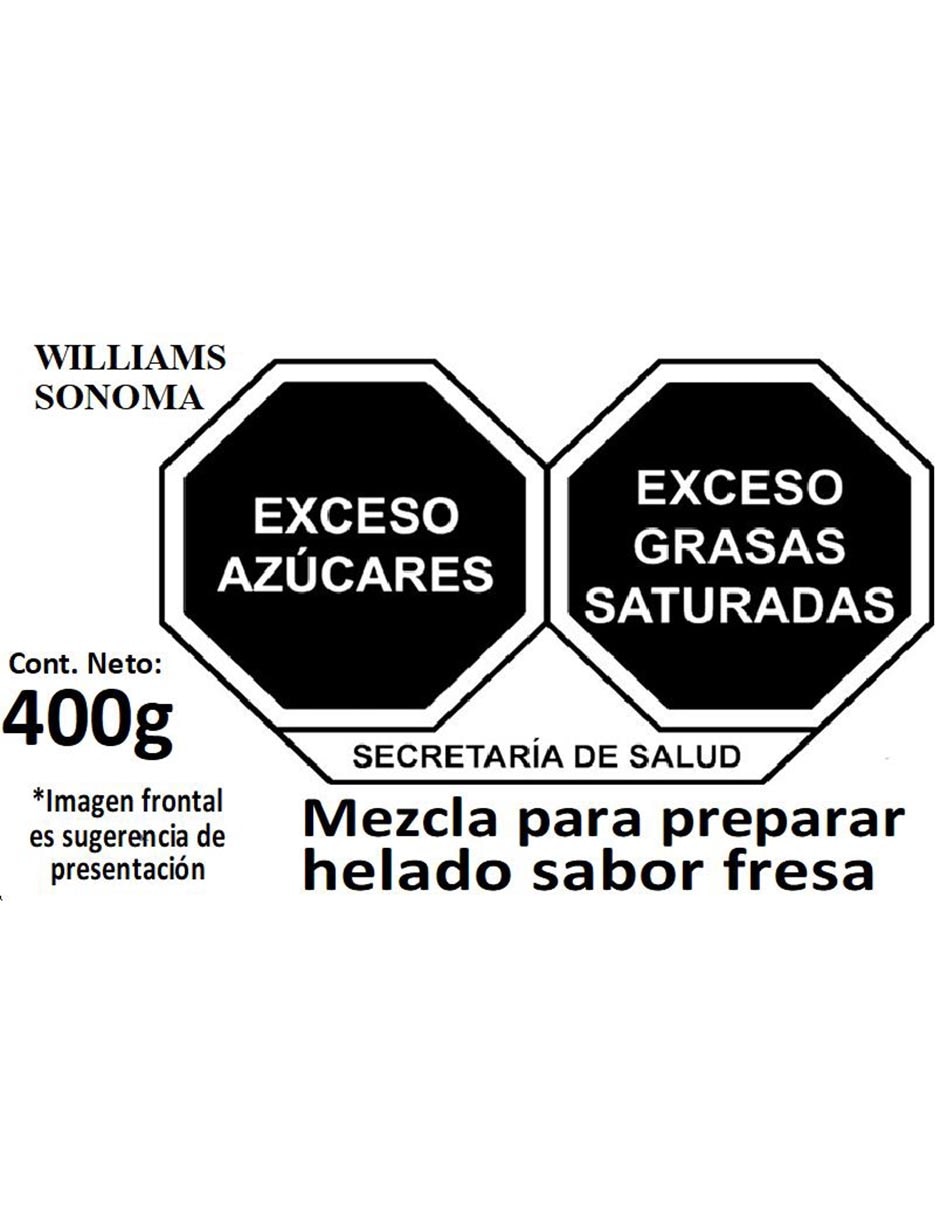 Mix para Helado de Fresa Starter 10