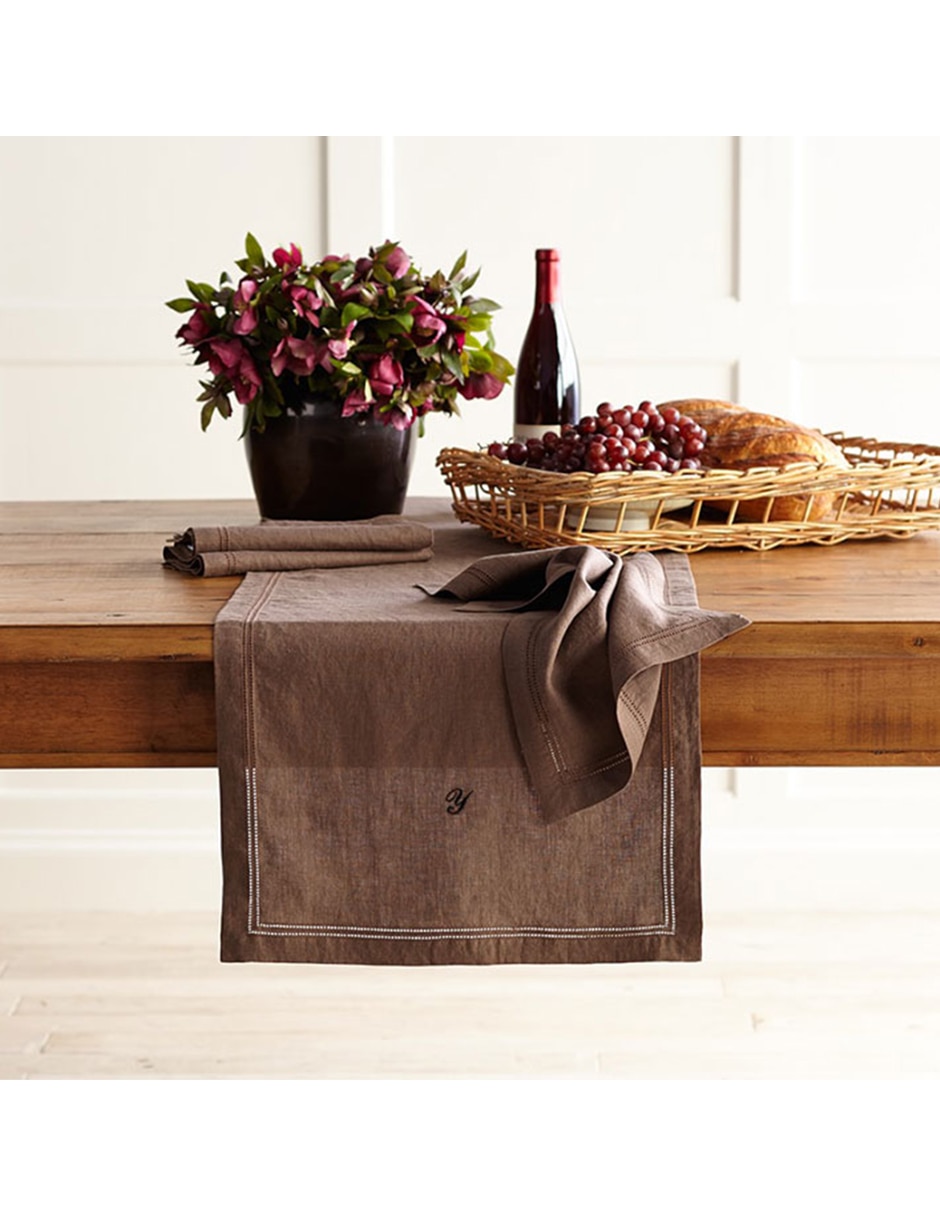 CAMINO MESA LINEN DBL HEMSTICH R, GRIS