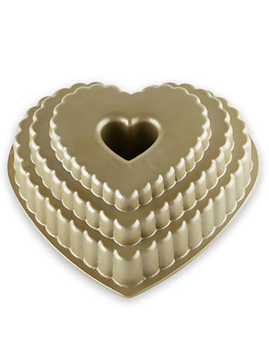 Molde para rosca Bundt Scallop Heart