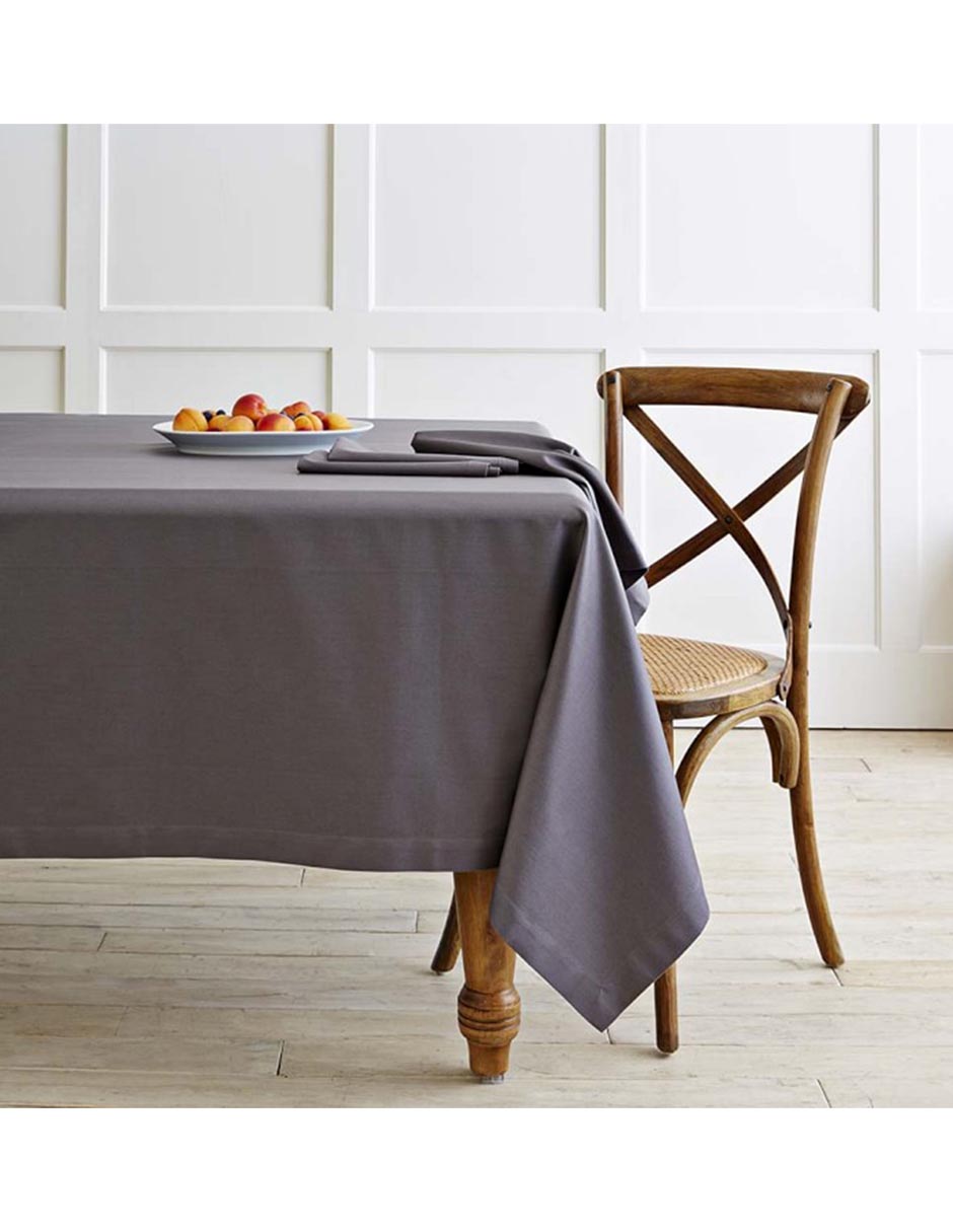 MANTEL HOTEL RECT A, 207 X 107 CM, GRIS