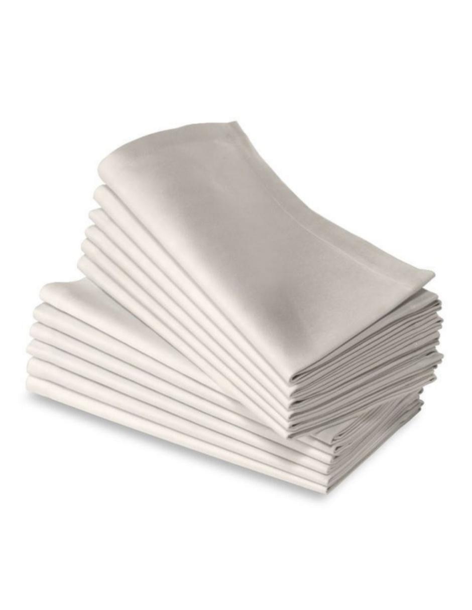 SET SERVILLETA HOTEL 12 PZA, 50 CM, GRIS