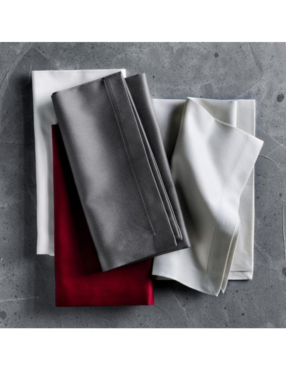 SET SERVILLETA HOTEL 12 PZA, 50 CM, GRIS