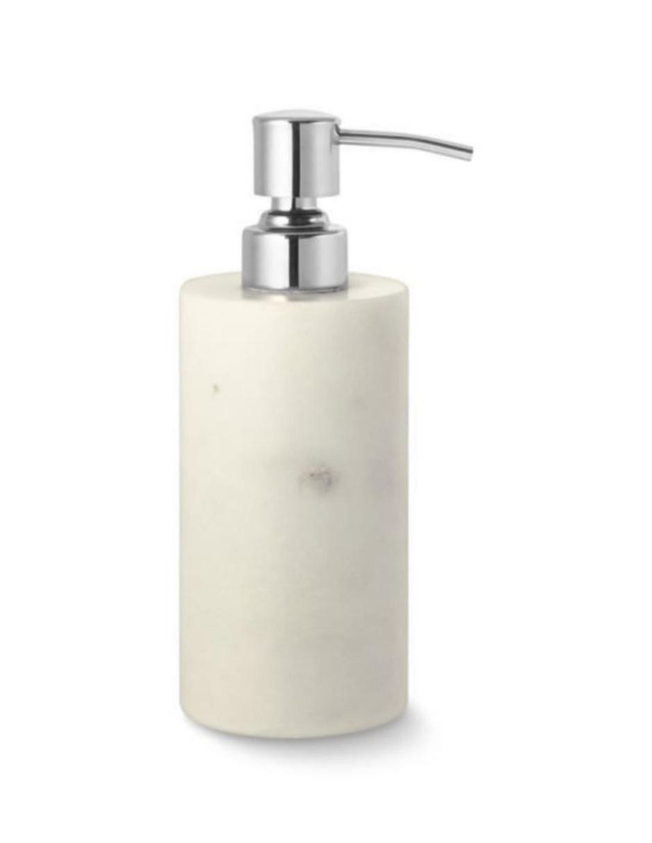  SKYLAND Dispensador de jabón líquido de mármol natural/ dispensador de loción de ducha de mármol/dispensador de gel/dispensador de  champú líquido : Hogar y Cocina