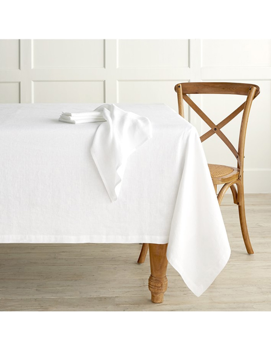 Mantel rectangular de lino Washed Linen