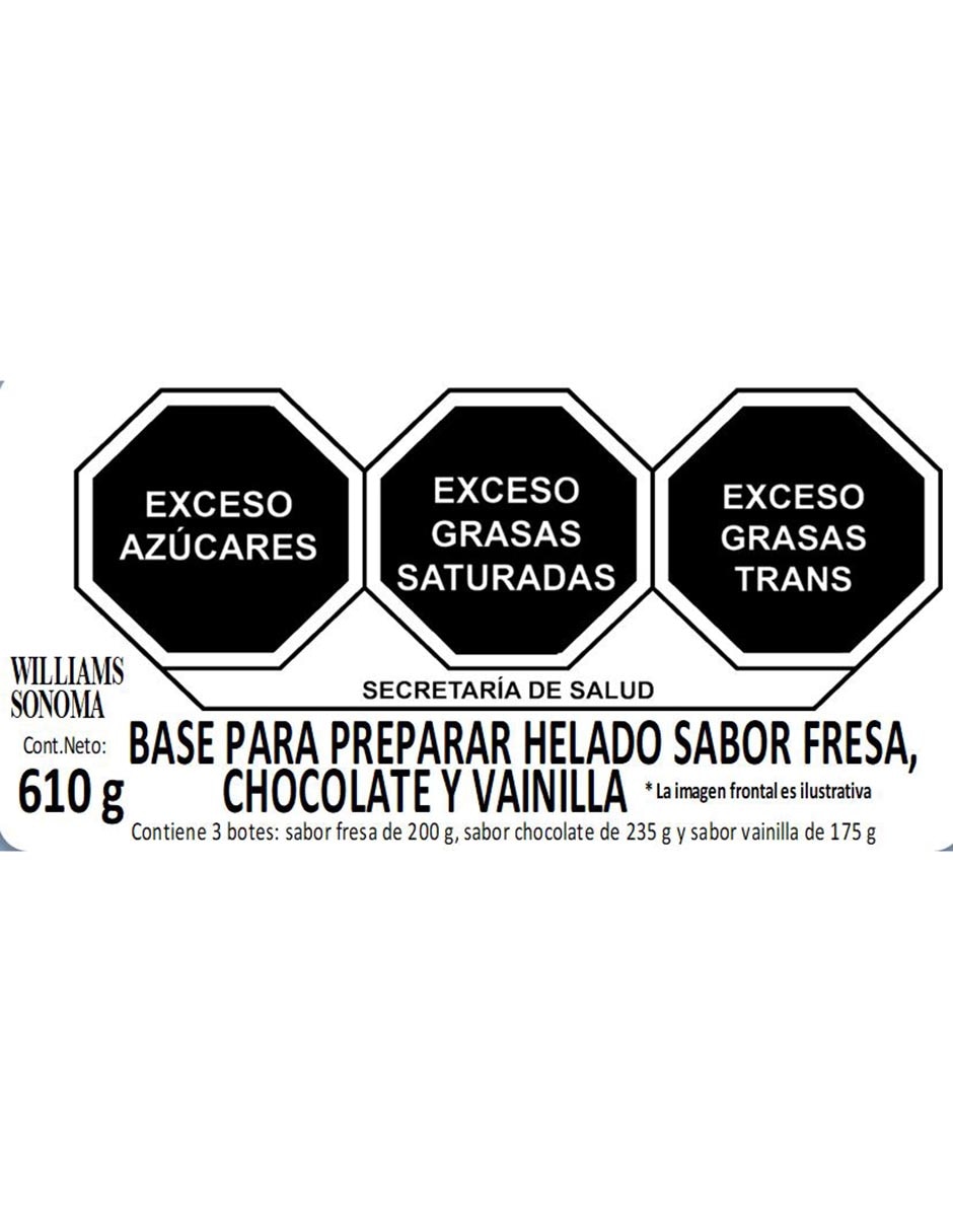 Mix helado de diferentes sabores Sampler 3