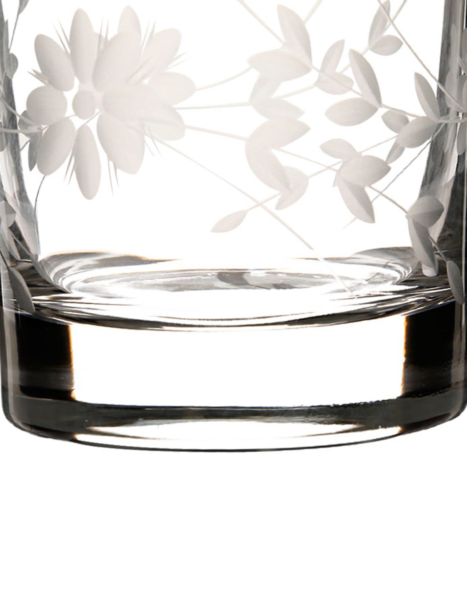 Vaso doble old fashion Vintage Edge de vidrio 4
