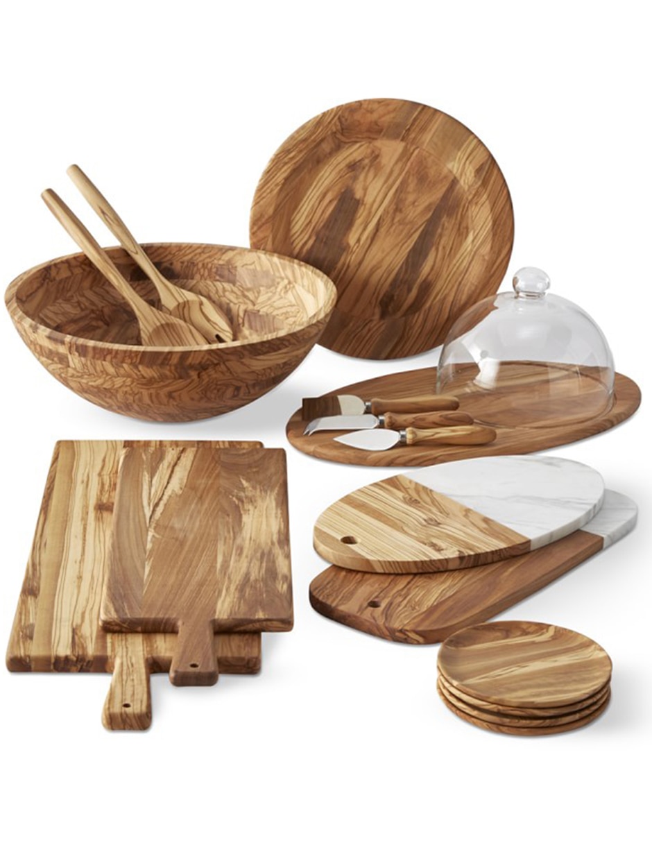 Plato base Olivewood de madera 4