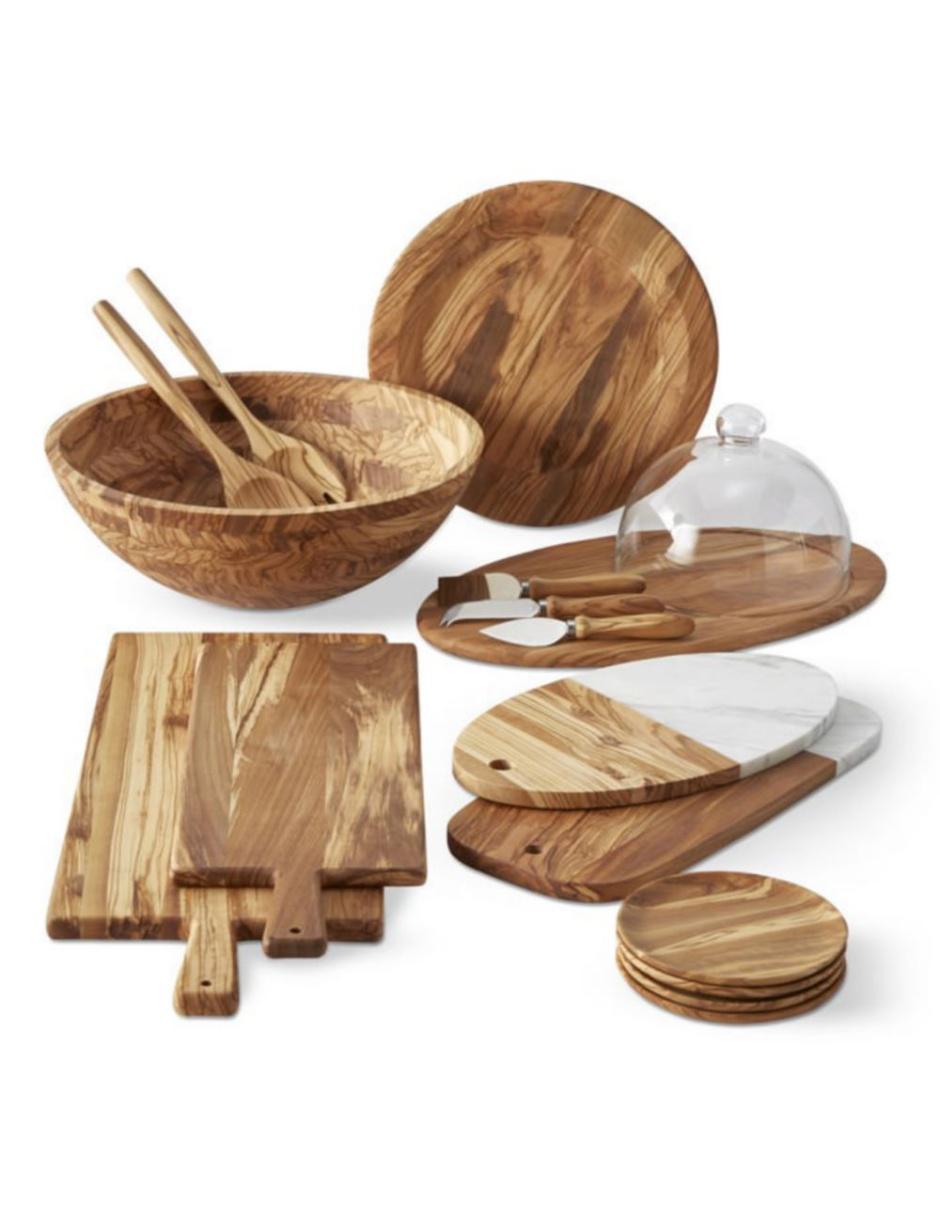 Set de cuchillos para quesos olivewood 3 piezas 3
