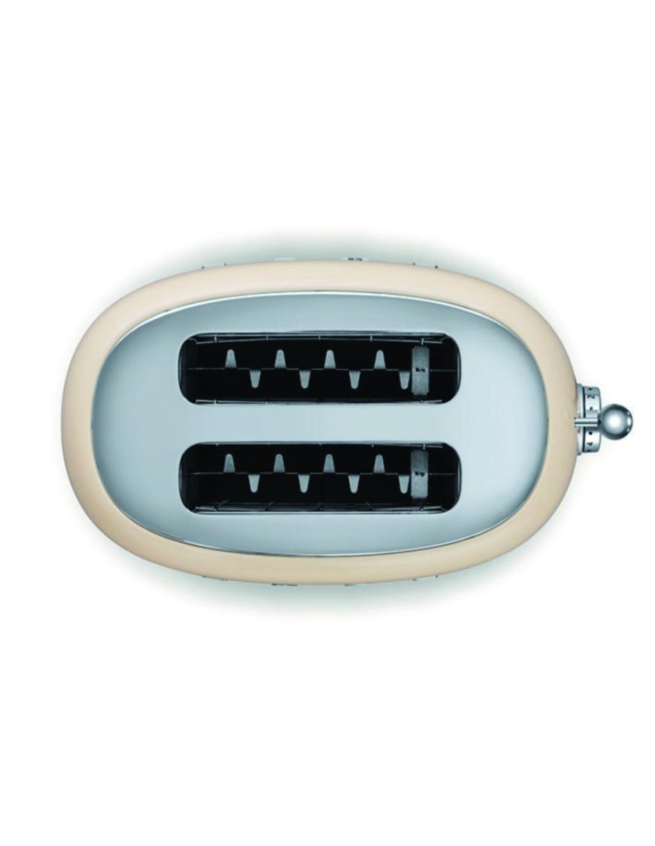 TOSTADOR SMEG CLASSIC 2 REB, CREMA