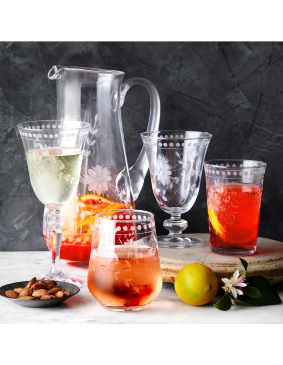 Vaso vino Vintage Edge de vidrio 2