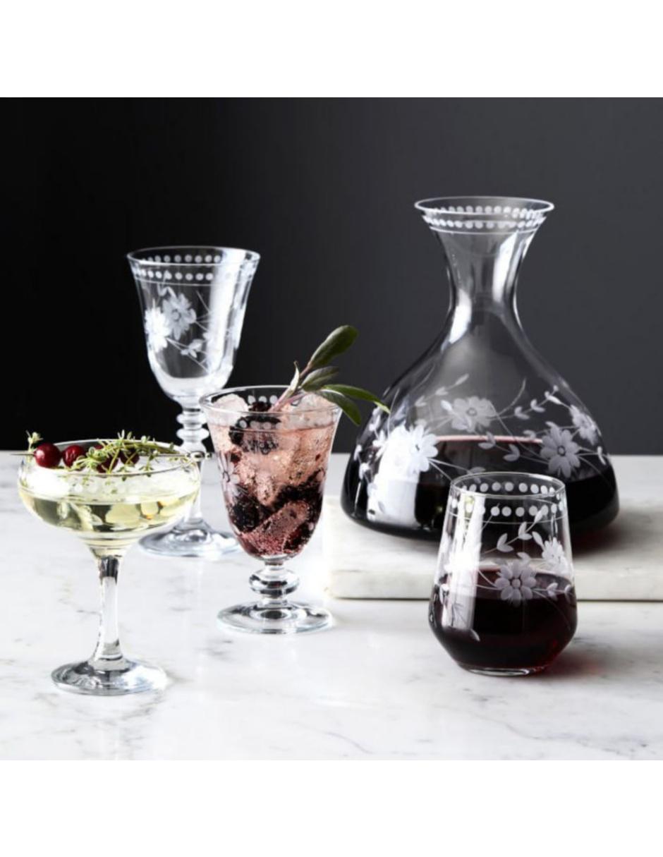 Vaso vino Vintage Edge de vidrio 3