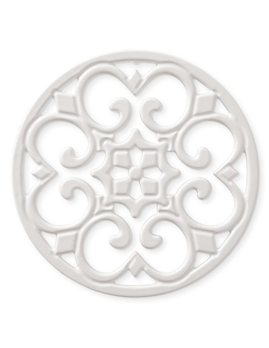 Porta Caliente Blanco Trivet Porta Caliente Blanco Trivet