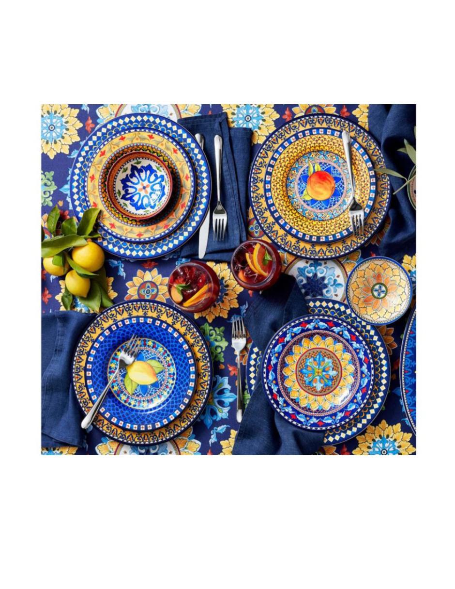 Plato trinche Sicily de melamina 5