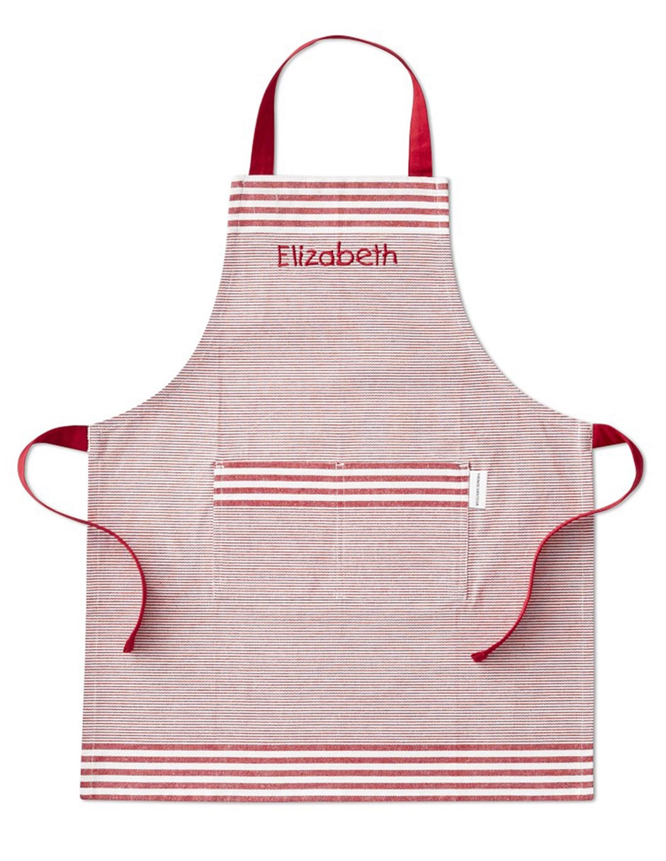 Imagen de producto DELANTAL NIÑO BAY STRIPE ALGODÓN, ROJO