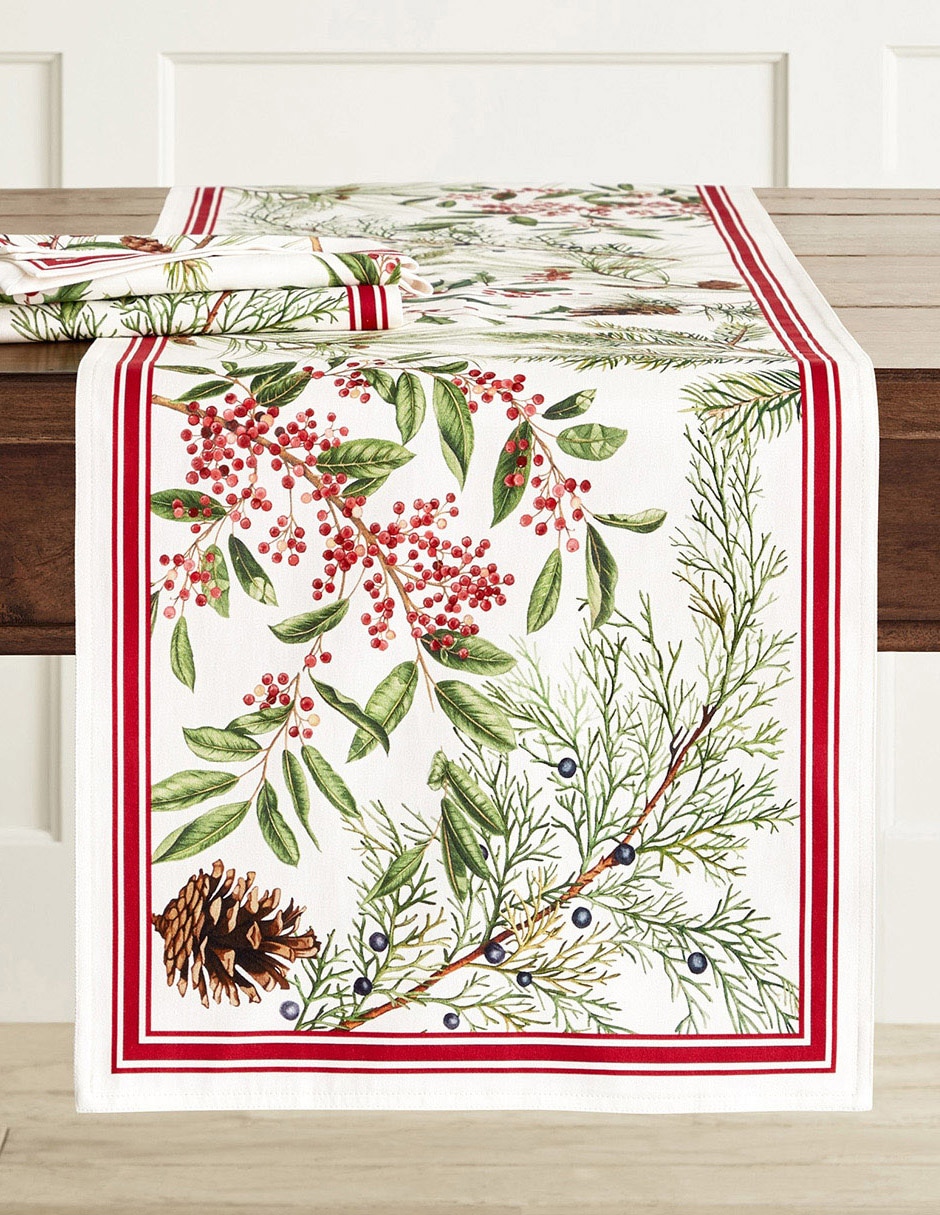 Set servilleta Woodland Berry de algodón 4 piezas 3