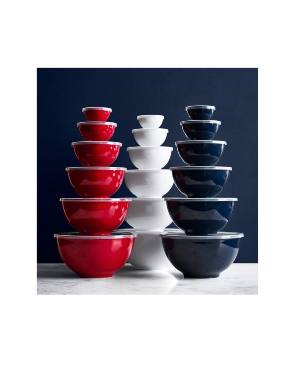 Set bowl Mixing 6 piezas de melamina 2