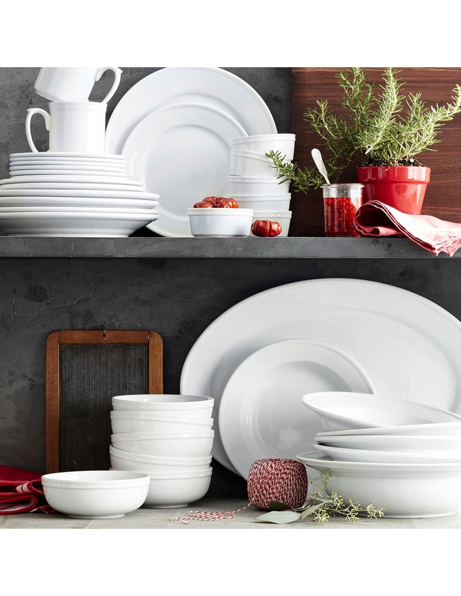 Set platos trinche Pantry de porcelana 6 piezas 6
