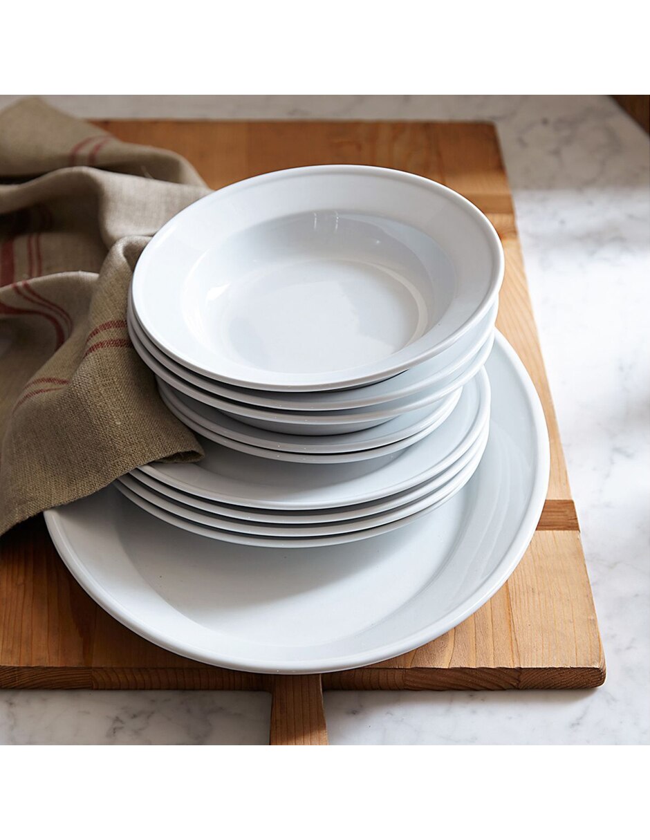Set platos ensalada Pantry de porcelana 6 piezas 12