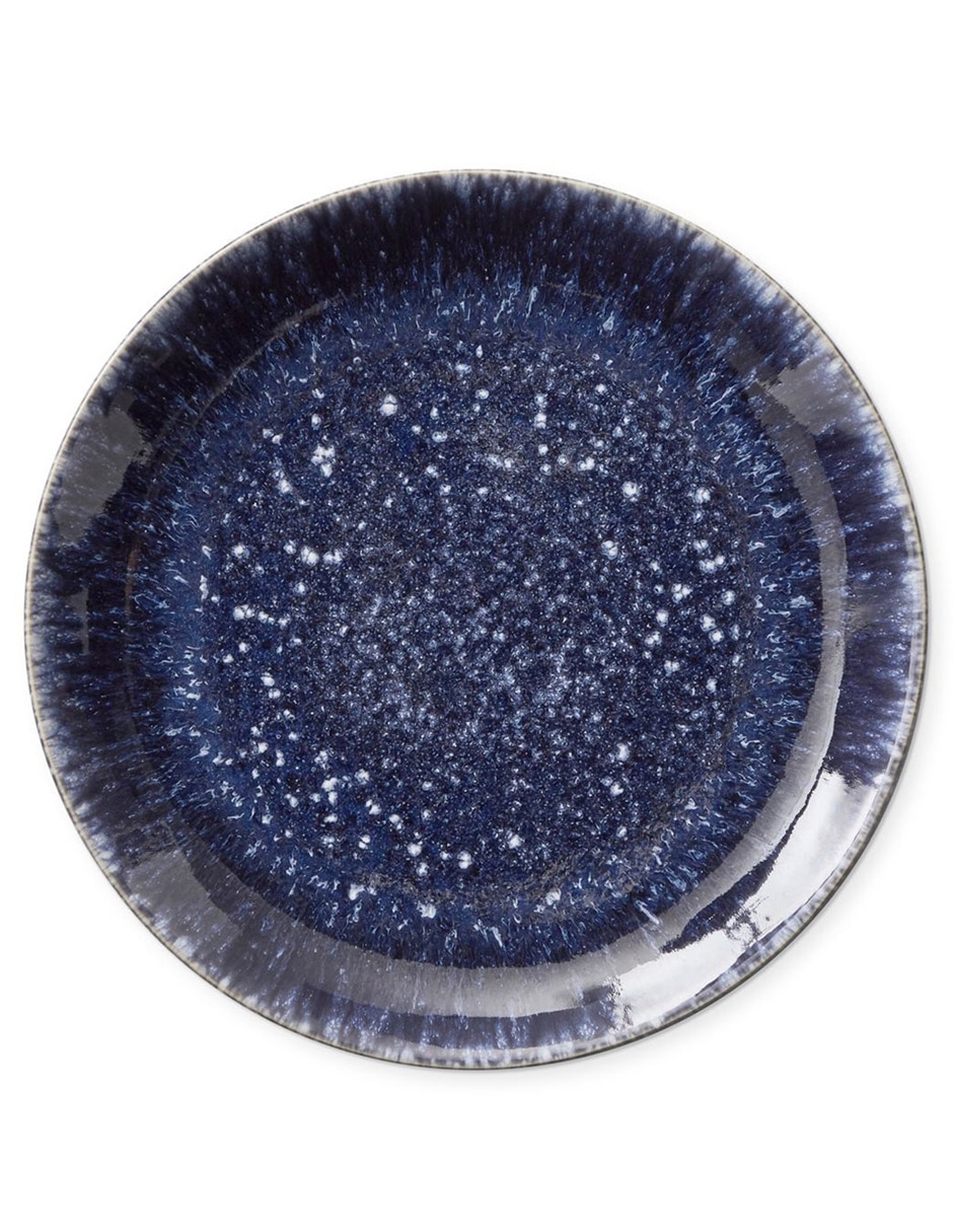 Plato trinche Reactive Glaze de gres