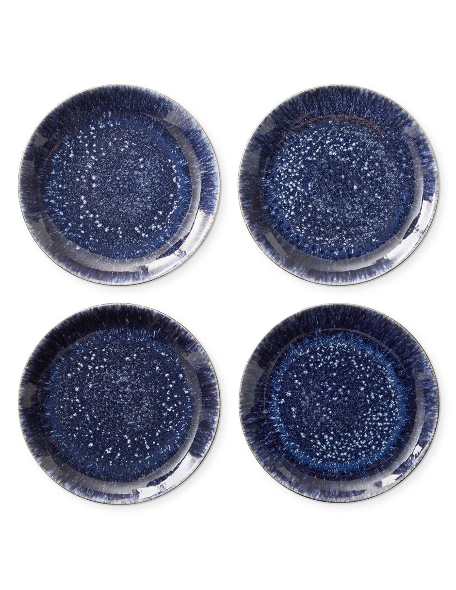 Plato trinche Reactive Glaze de gres 2
