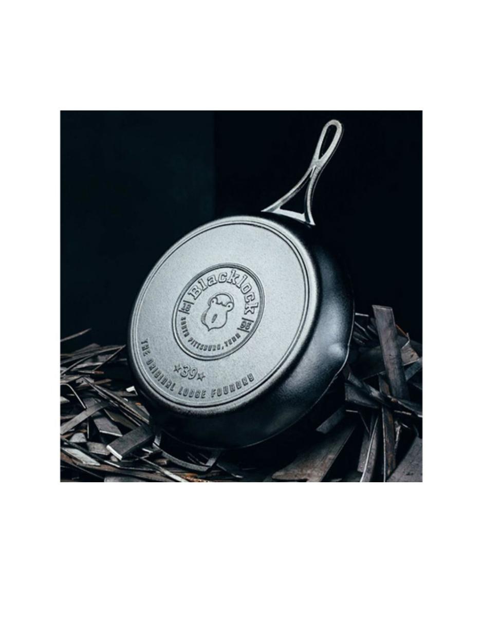 Lodge Blacklock - Sartén de hierro fundido sazonado triple de 10.25  pulgadas, sartén de hierro fundido presazonado, fácil limpieza, diseño  ligero