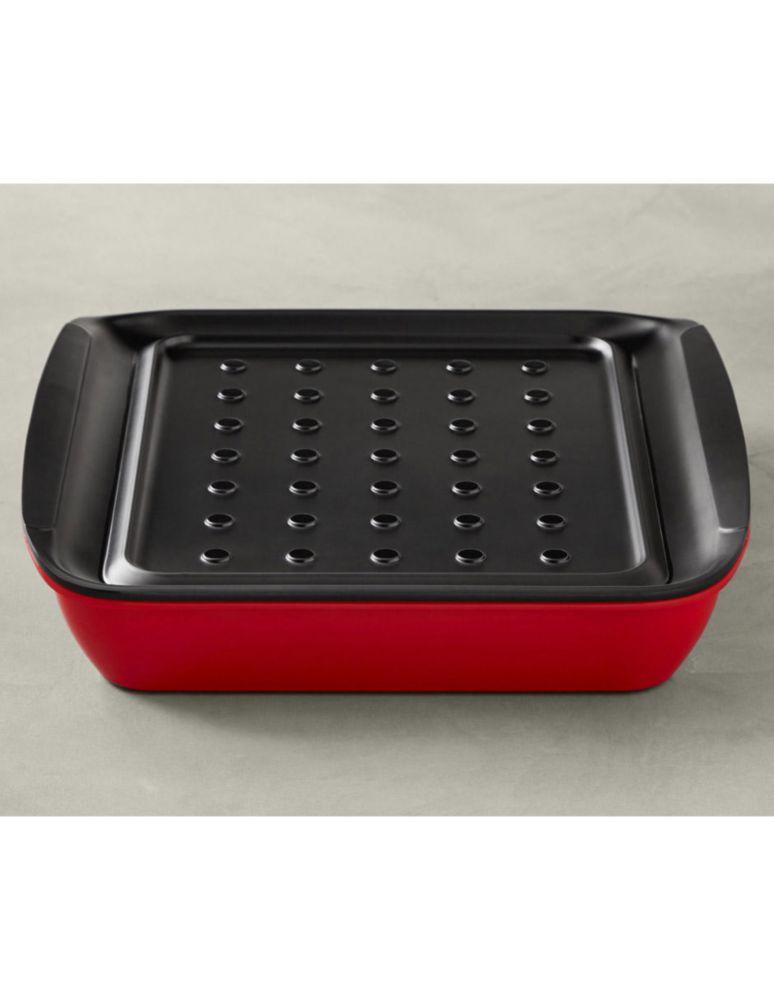 Charola multiusos Grill Marinade & Prep de melamina