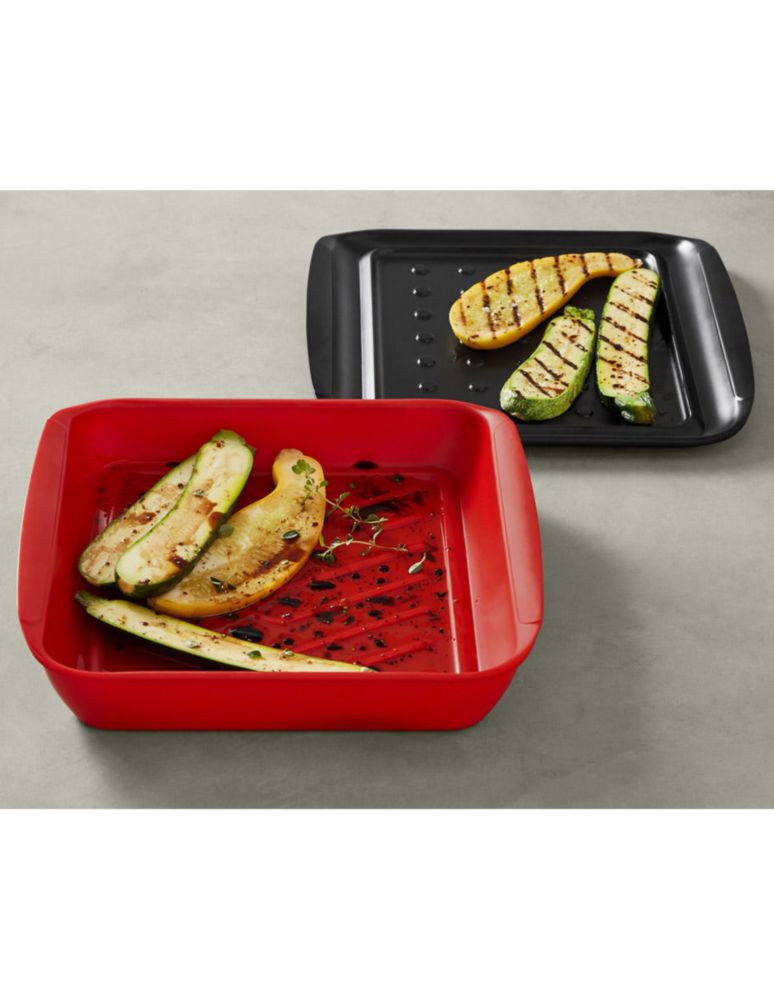 Charola multiusos Grill Marinade & Prep de melamina 2