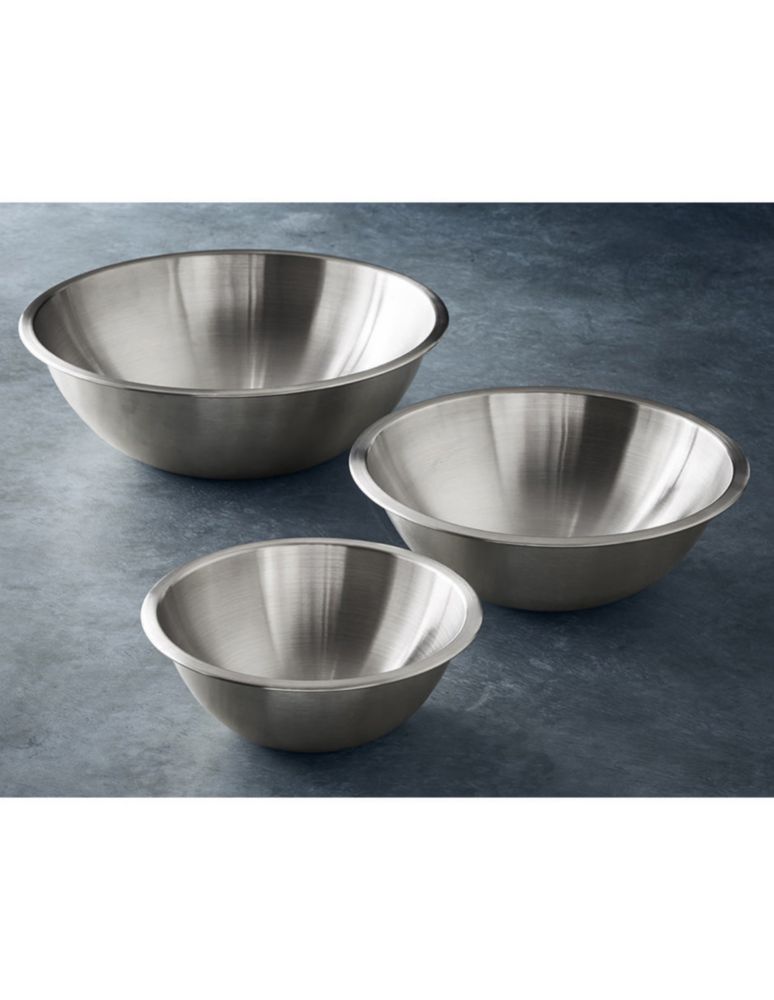 Set de 3 bowls acero inoxidable