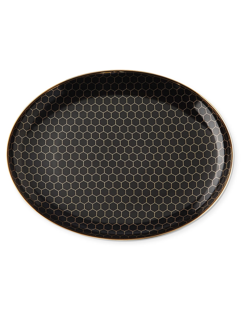 Platón Honeycomb de porcelana 2