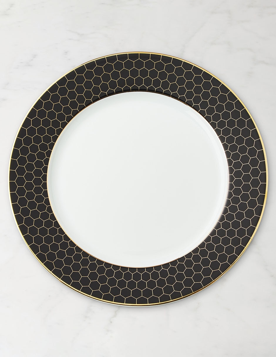 Plato trinche Honeycomb de porcelana 2