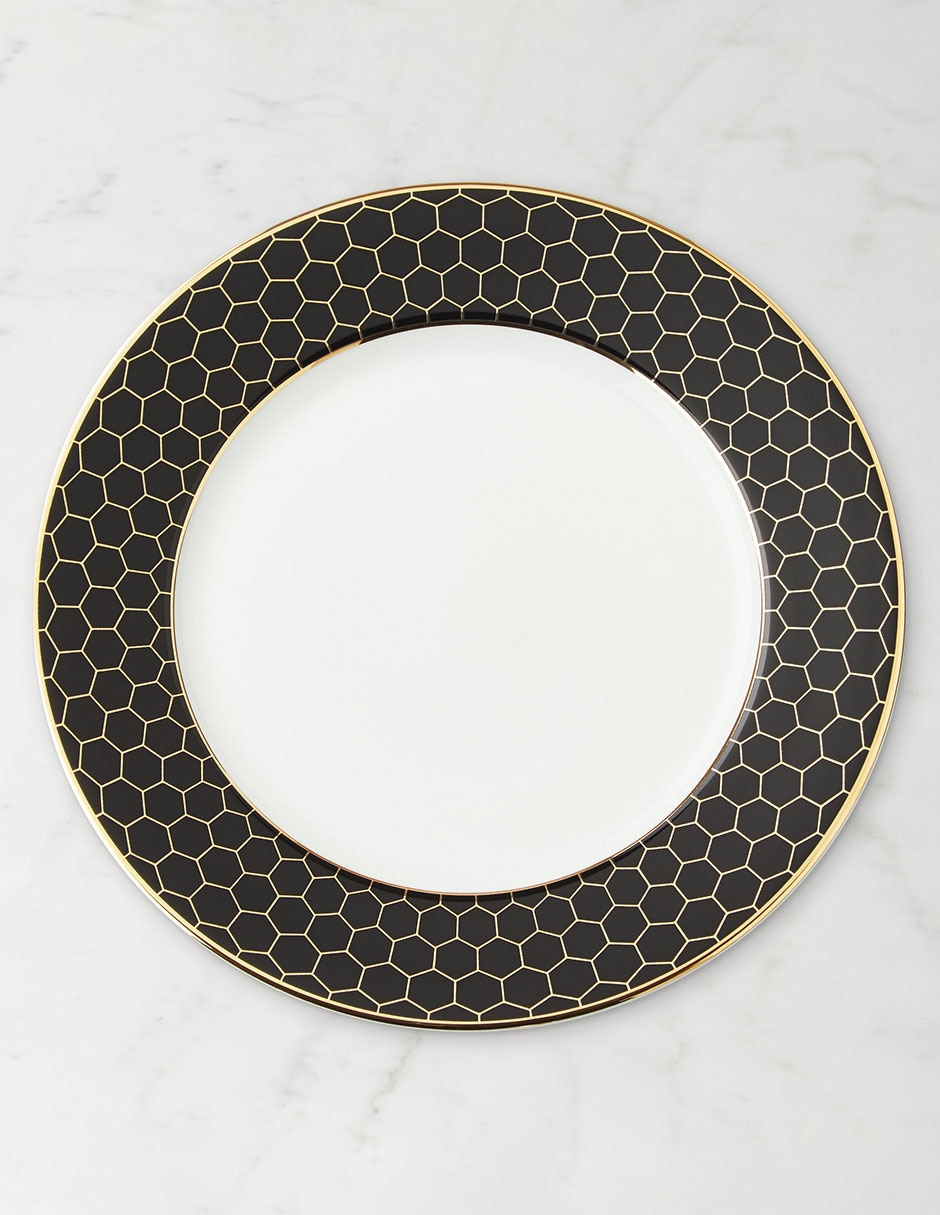 Plato ensalada Honeycomb de porcelana 2