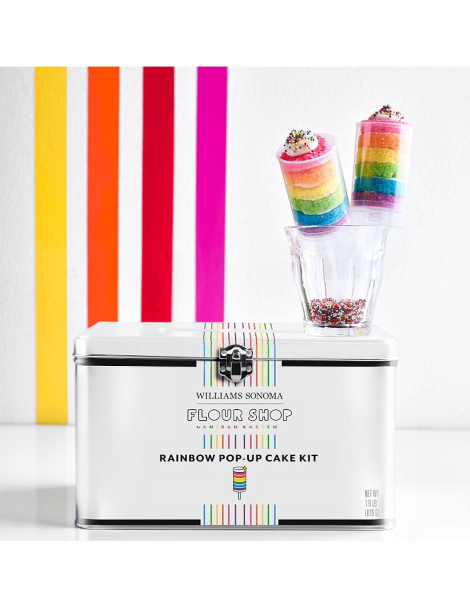 Set para hornear Flour Shop Rainbow Pop-Up Cake 4