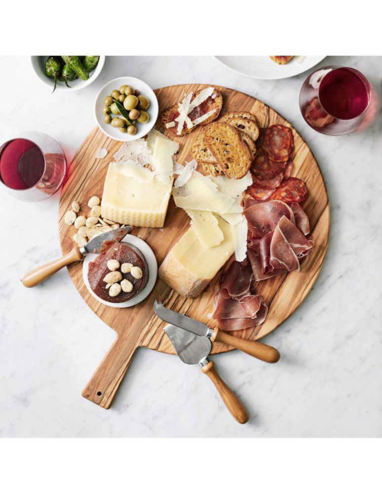 Tabla para queso Olivewood de madera 3