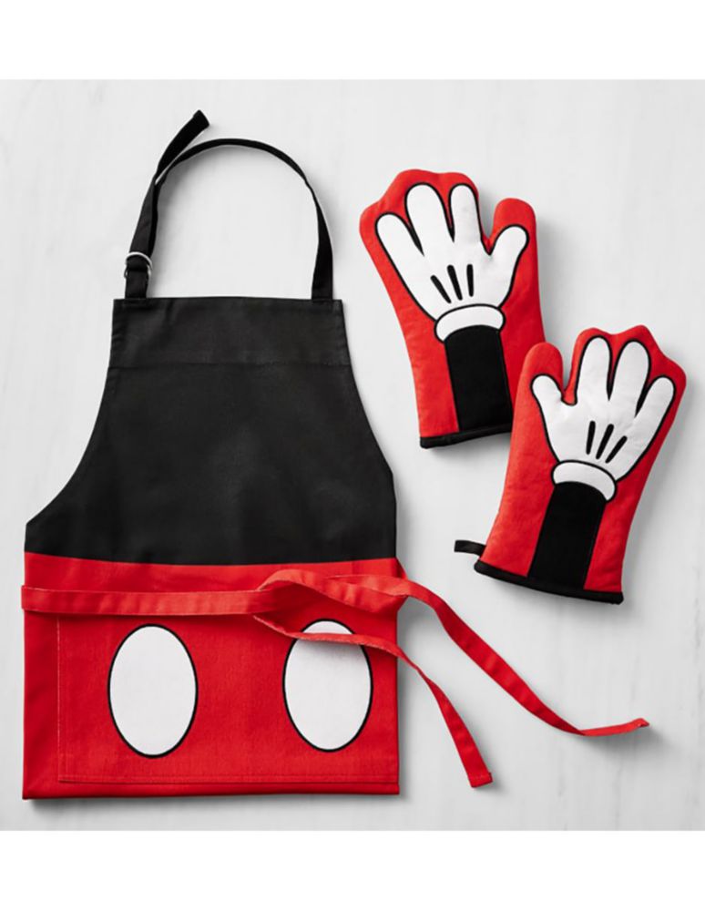 Set de guantes para cocina Mickey de algodón