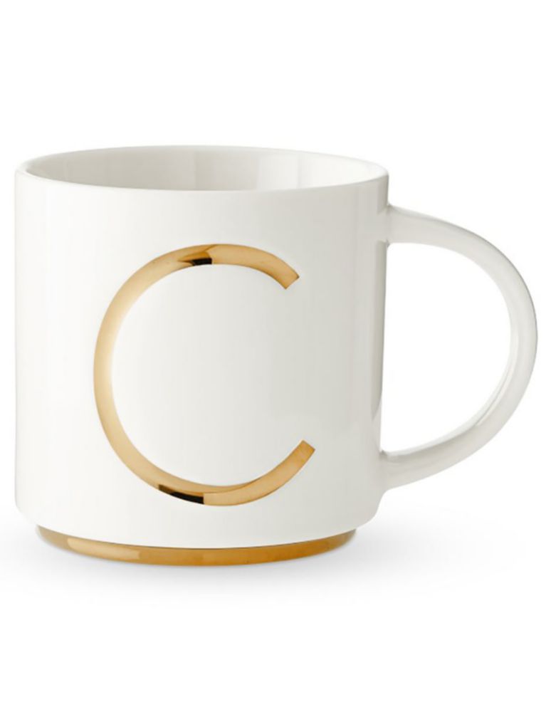 Taza americana Gold Monogram C