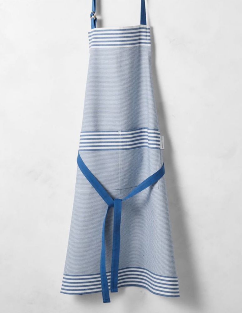Delantal completo bay stripe de algodón