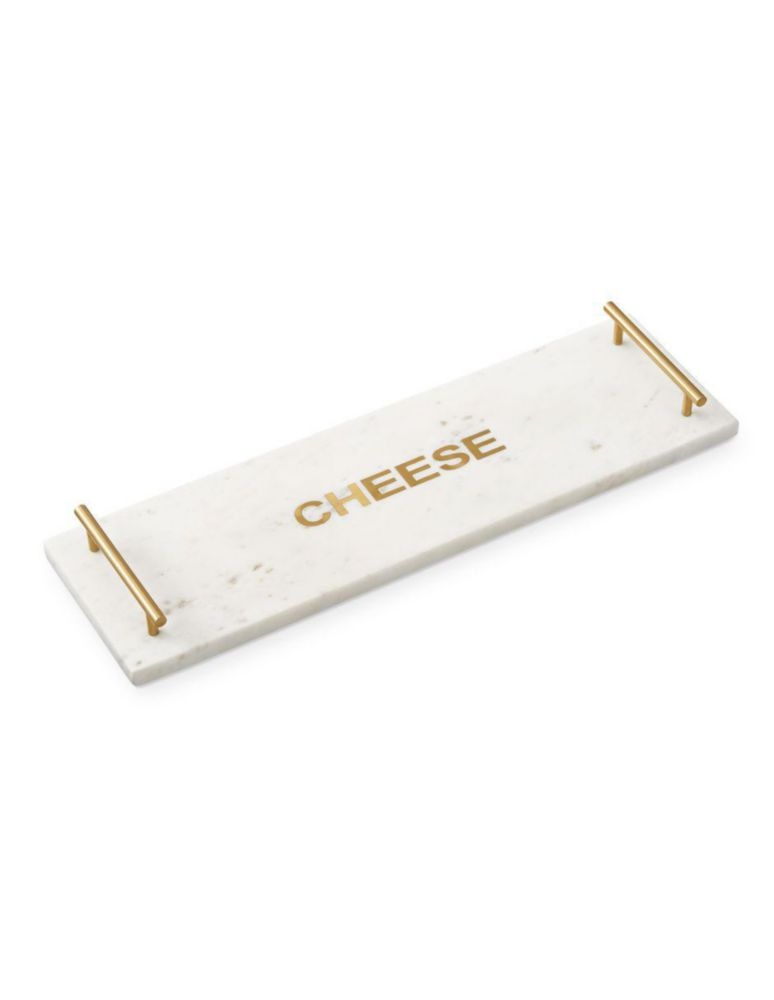 Tabla para queso Marble & Brass de mármol