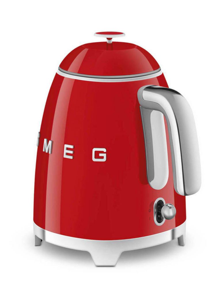 TETERA SMEG HERVIDOR 2 PZA, MINI, ROJO