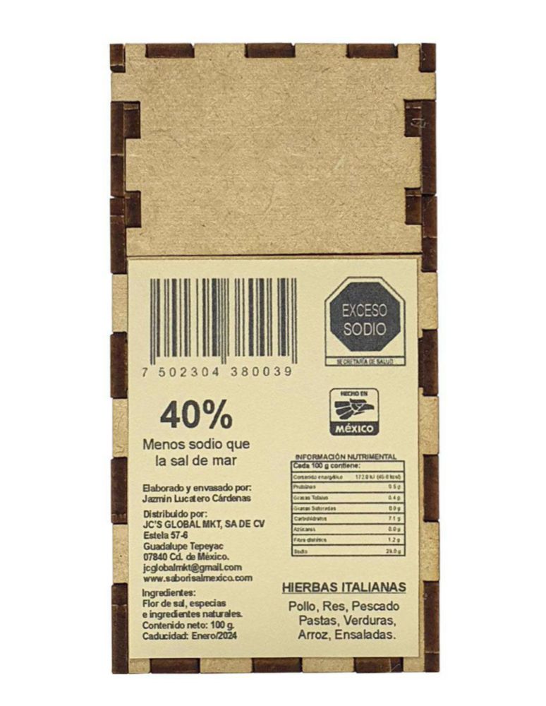 Sal Sabori Hierbas Italianas 100 g 3