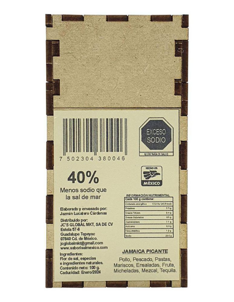 Sal Sabori Jamaica Picante 100 g 3