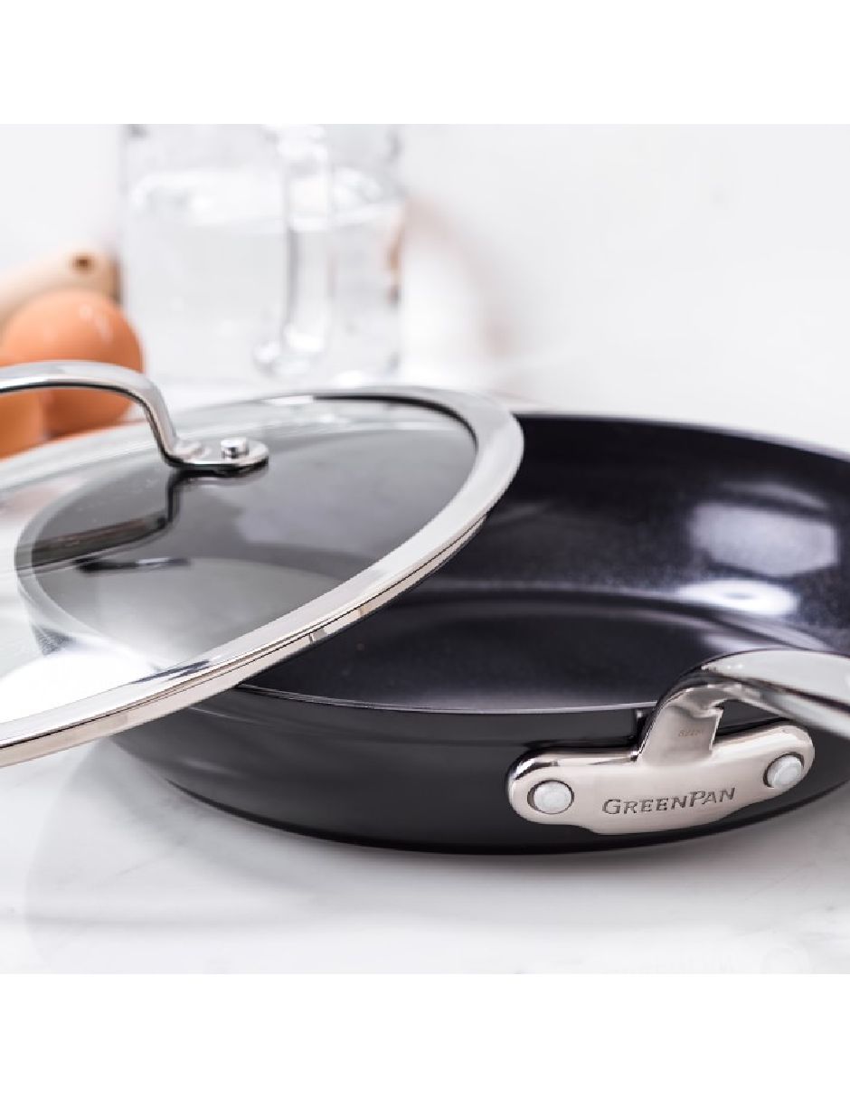 Sartén con tapa Premiere de aluminio anodizado 3