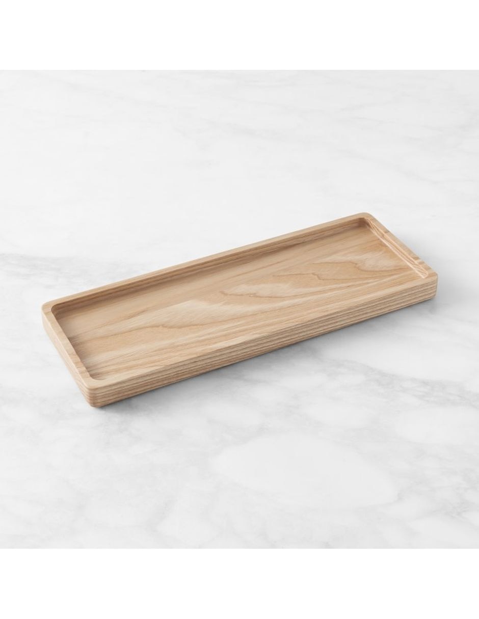 Bandeja rectangular de madera esmaltada — Lo de Carmela