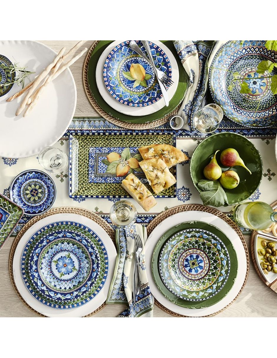 Set platos botana Sicily de cerámica 4 piezas 2