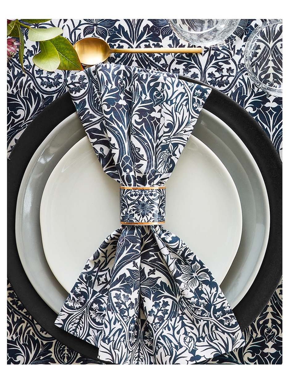 Set servilleta Morris & Co de algodón 4 piezas