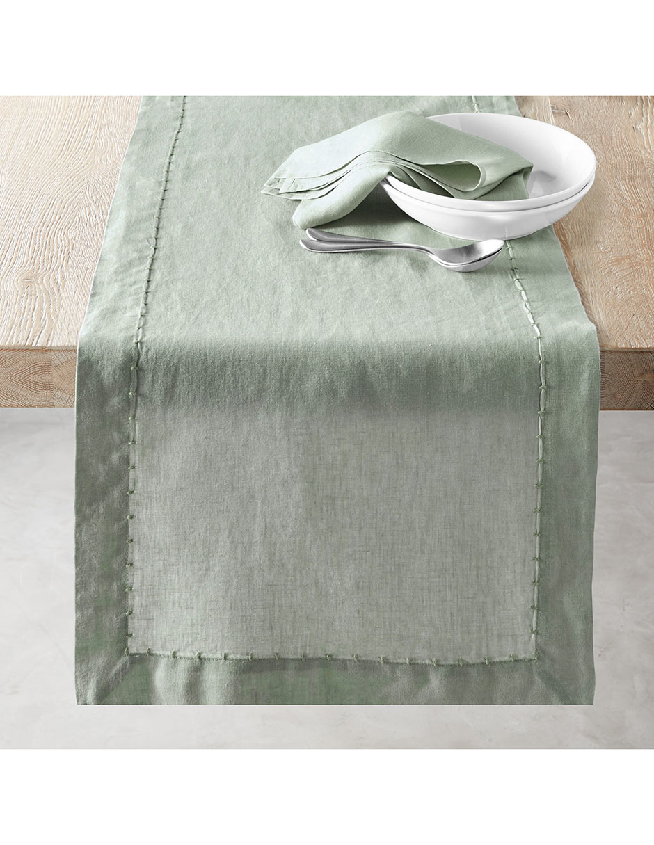 Camino de mesa de lino Italian Washed Linen 2