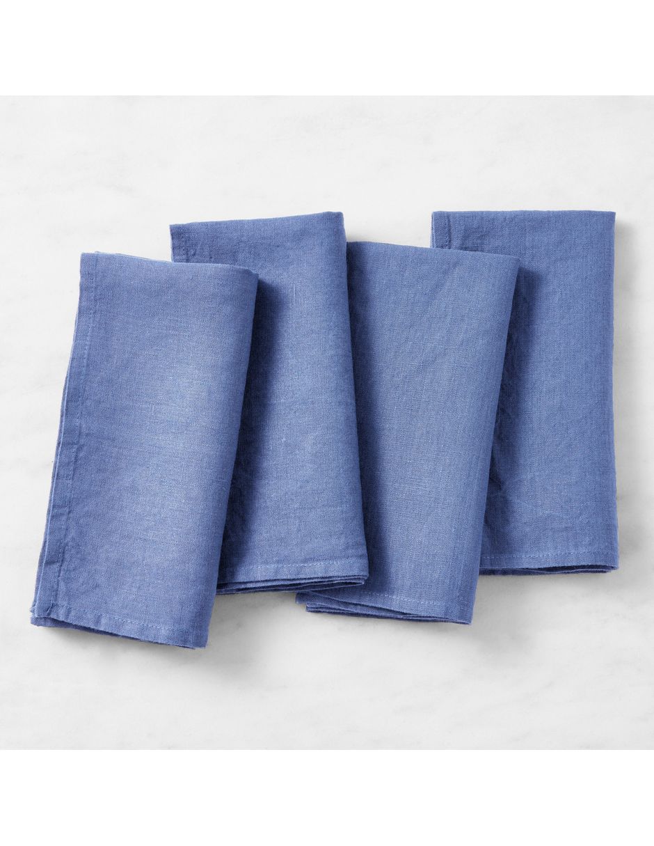 Set servilleta Italian Washed Linen de lino 4 piezas