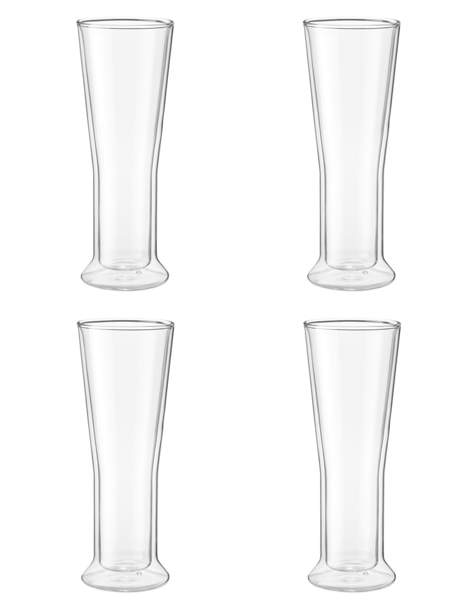 Set 2 vasos cristal rectos
