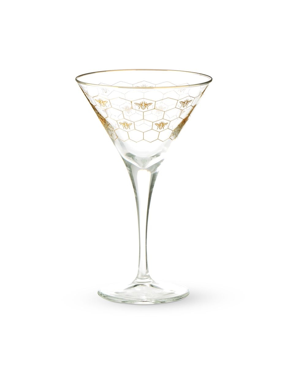 Copa para martini Honeycomb de vidrio Copa para martini Honeycomb de vidrio