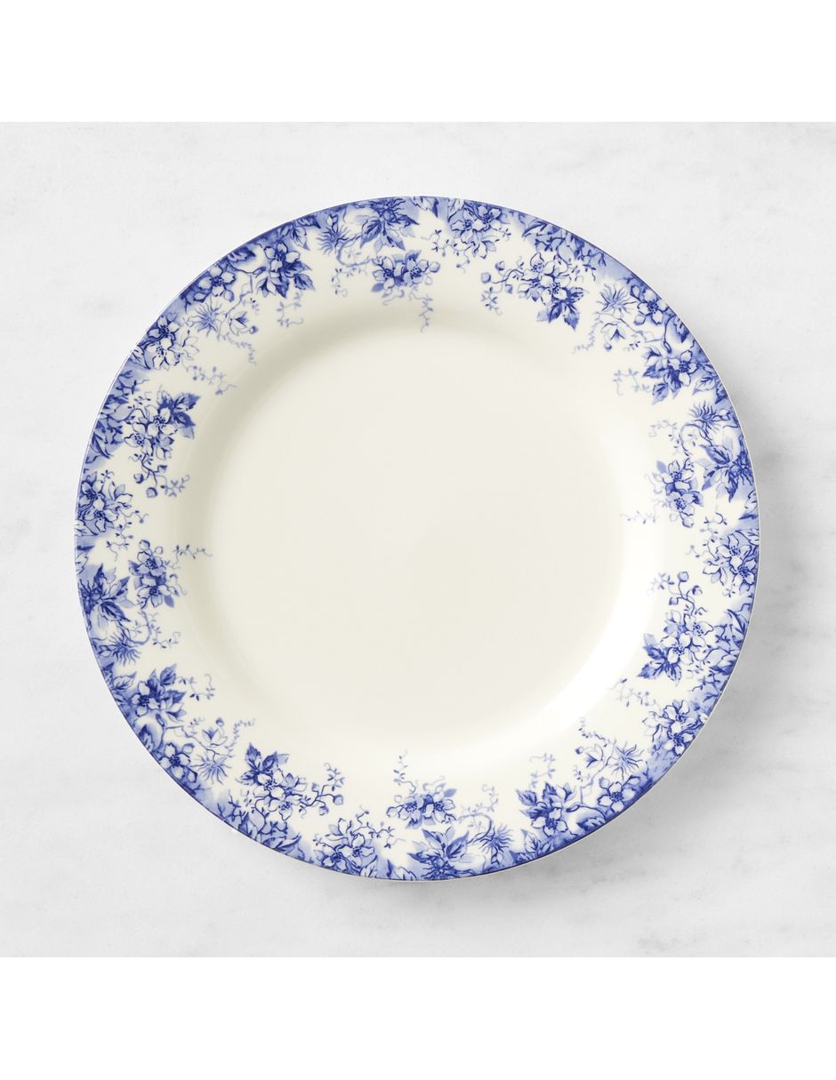 Set platos trinche English Floral de gres 4 piezas 1